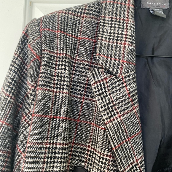Oversized houndstooth blazer - Picture 4 of 4